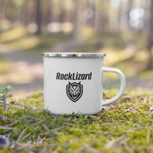 RockLizard Enamel Mug